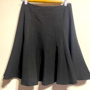 Tulip skirt/ A line black skirt